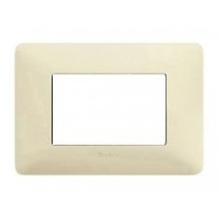 Rama ornament 3 module Ivory Bticino Matix